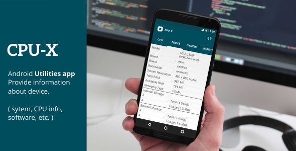 Download CPU-X – premium utilities app template | Free Nulled Scripts