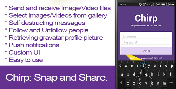 Download Chirp: Snap and Share. | Free Nulled Scripts