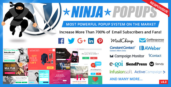Download Ninja Popups for WordPress v4.3.9 | Free Nulled Scripts