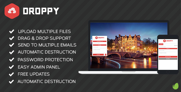 Droppy v2.0.9 - Online file sharing - nulled