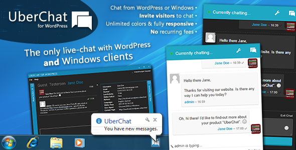 Download Uber Chat v2.2.1 – Ultimate Live Chat with Windows Client | Free Nulled Scripts