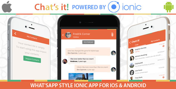 Download What’s App Chat Clone – An Ionic Framework ,Socket.io and Nodejs Full Hybrid App | Free Nulled Scripts
