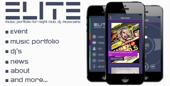 Download Elite – music portfolio with php backend | Free Nulled Scripts