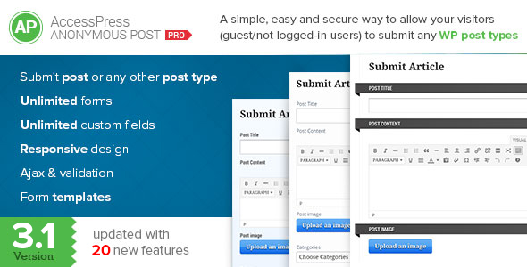 Download AccessPress Anonymous Post Pro v3.1.2 | Free Nulled Scripts