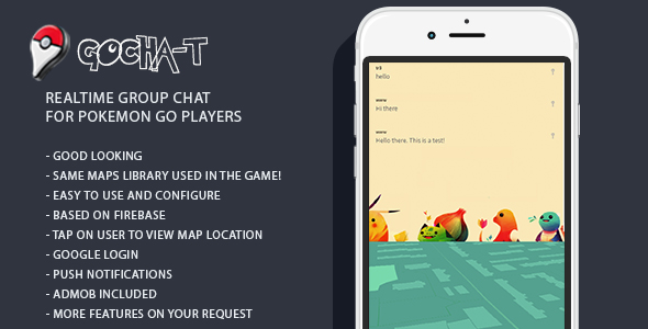 Download Gocha-t – Pokemon Go Users Chat | Free Nulled Scripts