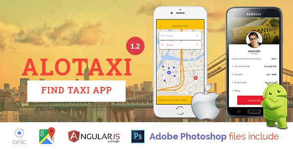 Download AloTaxi v1.2 – Mobile App Template | Free Nulled Scripts