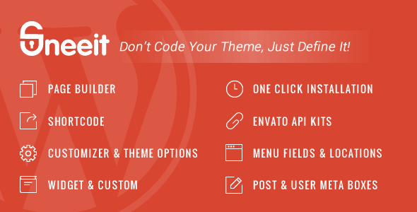 Download Sneeit v3.1 – WordPress Theme Framework for Developers | Free Nulled Scripts