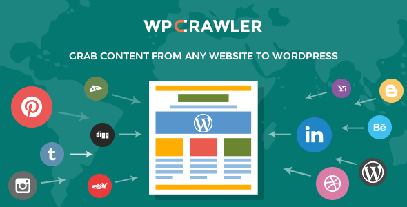 Download WP Crawler v1.1.3 – Grab Any Website Content To WordPress | Free Nulled Scripts