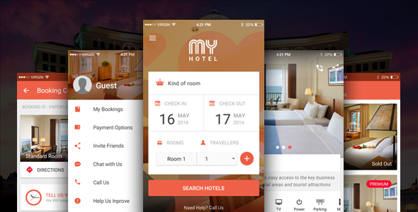 Download My Hotel – Ionic Theme, Ionic Template for Mobile Booking Hotel App | Free Nulled Scripts