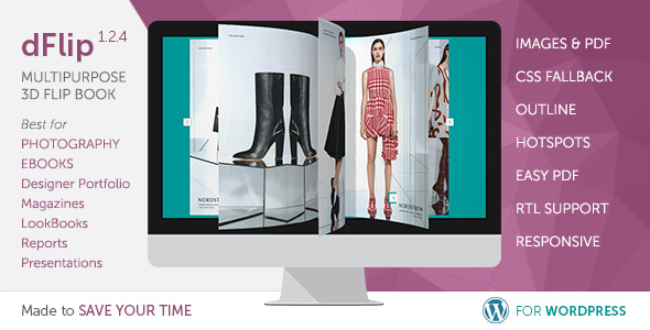 Download dFLIP v1.2 – FLIPBOOK WordPress Plugin | Free Nulled Scripts