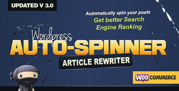 Wordpress Auto Spinner 3.9.1 - Articles Rewriter