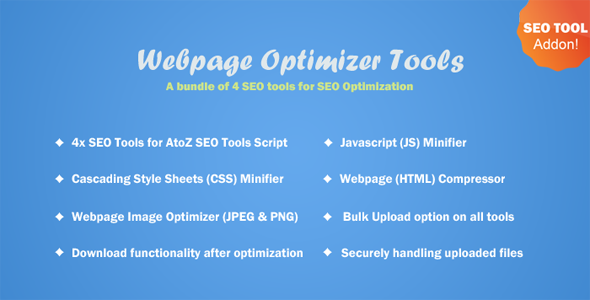 Download Webpage Optimizer Tools for A to Z SEO Tools | Free Nulled Scripts
