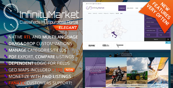 Download Classifieds Multipurpose Portal – Infinity Market | Free Nulled Scripts