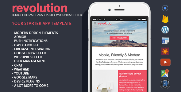 Download revolution – complete Ionic app | Free Nulled Scripts