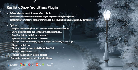 Download Realistic Snow WordPress Plugin v1.1 | Free Nulled Scripts
