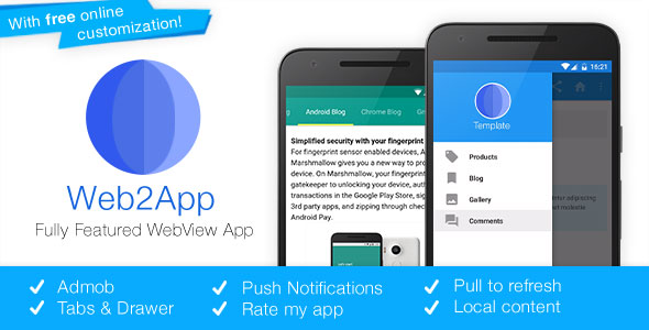 Download Web2App v3.1 – Quickest Feature-Rich Android Webview | Free Nulled Scripts