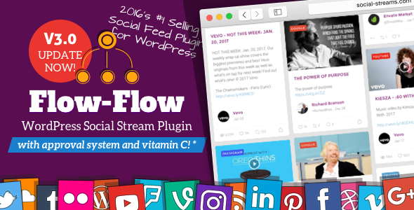 Download Flow-Flow v3.0.8 – WordPress Social Stream Plugin | Free Nulled Scripts