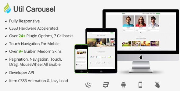 UtilCarousel Responsive jQuery Carousel Plugin
