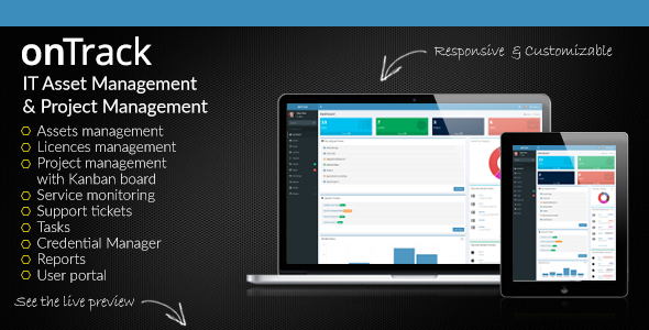 onTrack v1.16 - IT Asset Management & Project Management