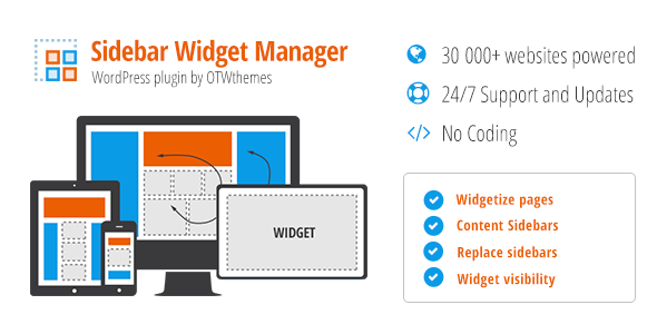 Download Sidebar & Widget Manager v3.23 | Free Nulled Scripts