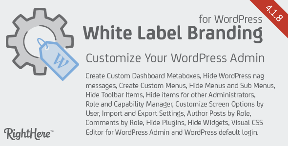 Download White Label Branding for WordPress v4.1.8.76505 | Free Nulled Scripts