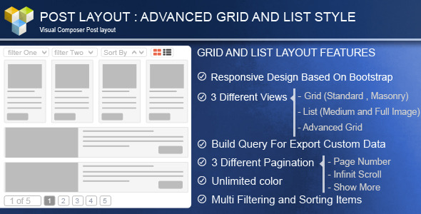 Download Advance Post Grid/List with custom filtering for Visual Composer v3.8 | Free Nulled Scripts