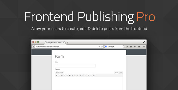 Download Frontend Publishing Pro v3.8.4 | Free Nulled Scripts
