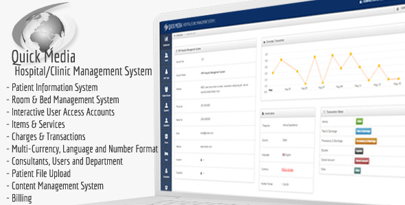 Quick Media - Hospital/Clinic Management System
