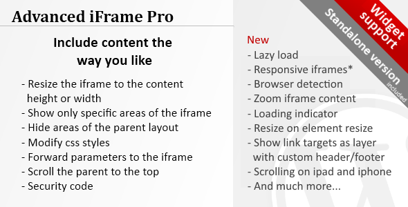 Advanced iFrame Pro v7.5.6