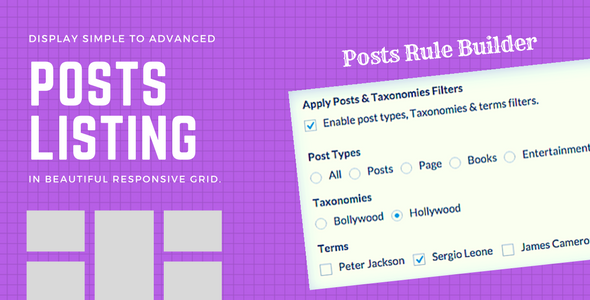 Advanced Posts Grid for Wordpress v3.1.3
