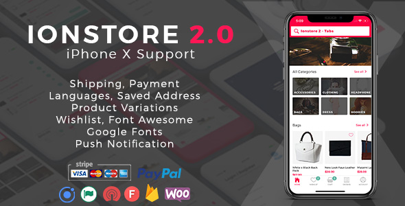 Download Ionstore 2 – Ionic Premium WooCommerce App using Ionic 3 | Free Nulled Scripts