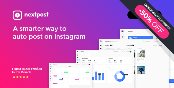 Download Nextpost Instagram v3.0.4 – Instagram Auto Post & Scheduler | Free Nulled Scripts