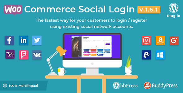WooCommerce Social Login v1.6.1