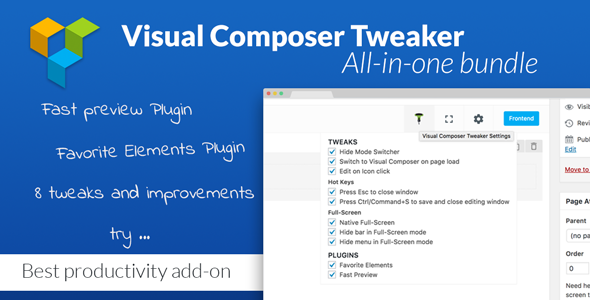 VC Tweaker v1.4.0 - Visual Composer Productivity Add-on