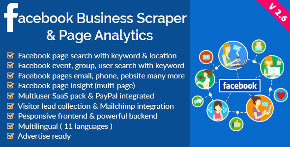 Download Facebook Business Scraper & Page Analytics v2.6 | Free Nulled Scripts