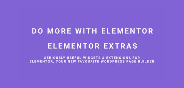Elementor Extras v2.2.10 - Do more with Elementor
