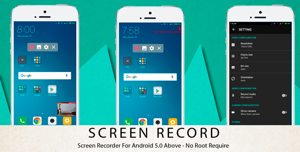 Download Screen Recorder – Android 5.0 Above – No Root Require | Free Nulled Scripts