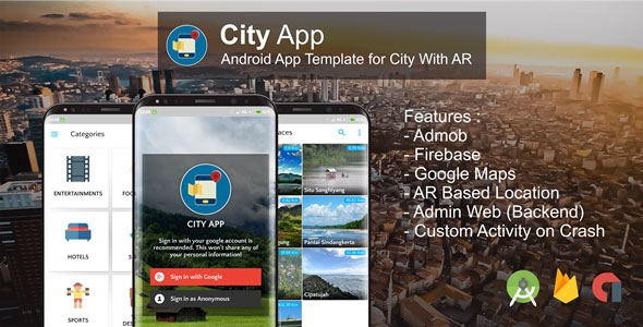 Download City App (Firebase, Admob, Augmented Reality) v1.3.0 | Free Nulled Scripts