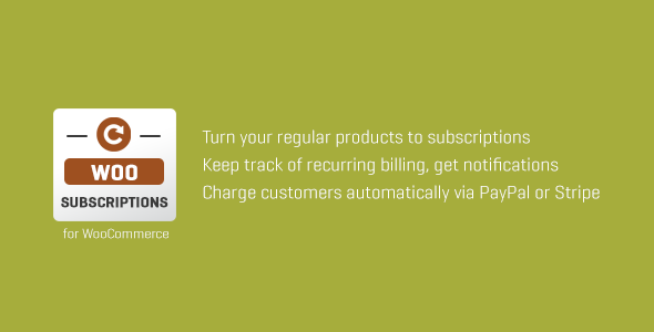 Subscriptio v3.0.7 - WooCommerce Subscriptions