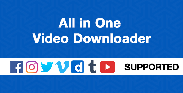 All in One Video Downloader v1.3