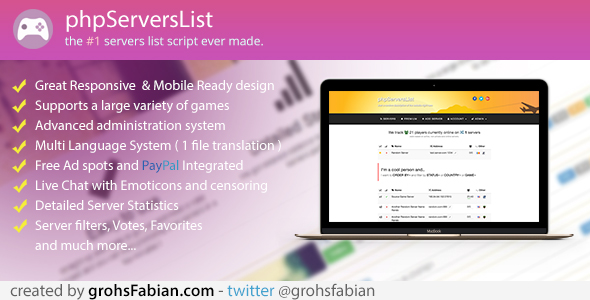 Premium Servers List Tracker v1.3.1