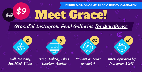 Instagram Feed Gallery - Grace for WordPress v1.1.3