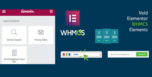 Elementor WHMCS Elements Pro For Elementor Builder v3.0