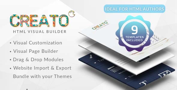 Creato - HTML Page Builder