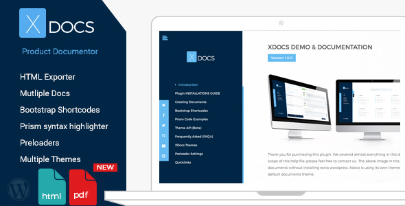 X Docs v1.0.6 - Wordpress Product Documentation Creator