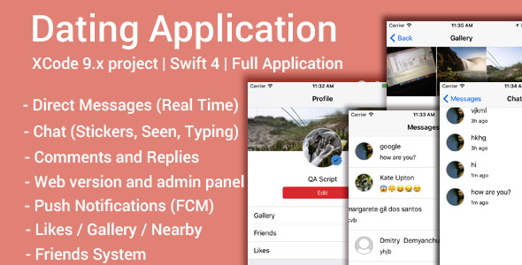 Download Dating App (iOS App and Website) v1.8 – Swift 4 | Free Nulled Scripts