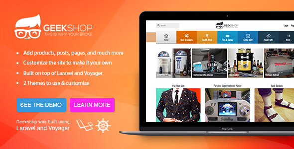 GeekShop v1.0.11 - Geeky Cool Product Site