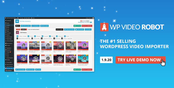 Wordpress Video Robot Plugin v1.11.1