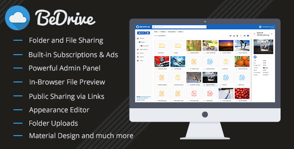 BeDrive v2.0.9 - File Sharing and Cloud Storage