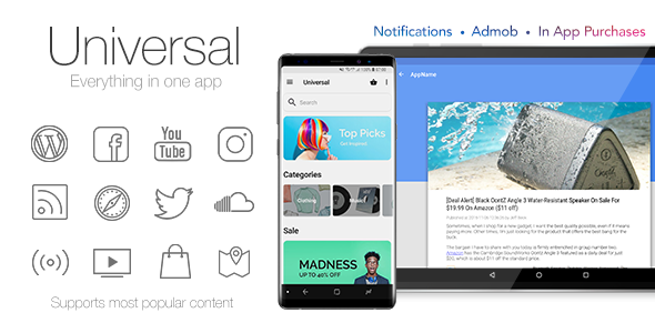 Universal v4.5.2 - Full Multi-Purpose Android App